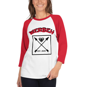 WERBEH 3/4 sleeve raglan shirt