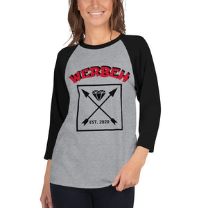 WERBEH 3/4 sleeve raglan shirt